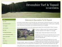 Tablet Screenshot of devon-turf-topsoil.co.uk